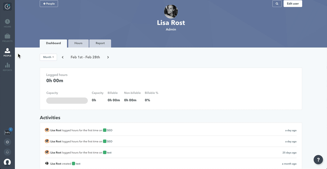 Clickable report