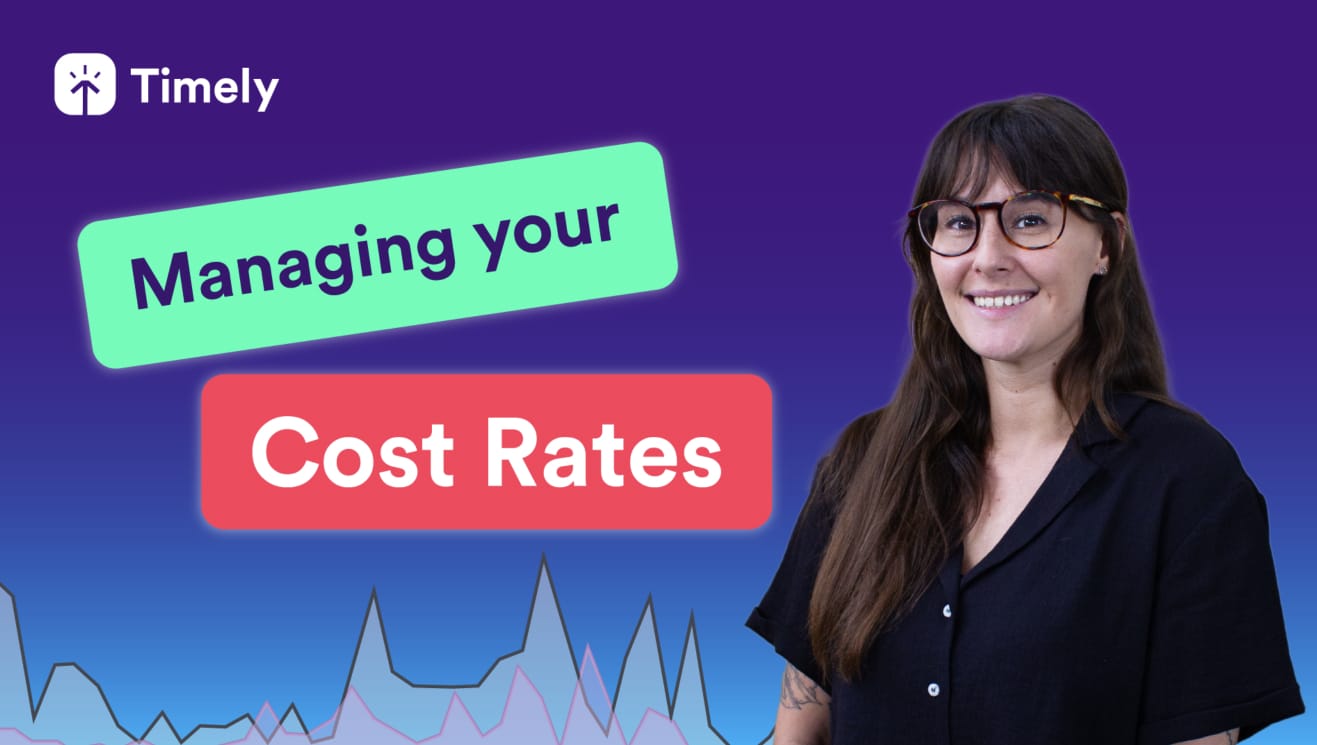 Video cover for Managing your cost rates. 