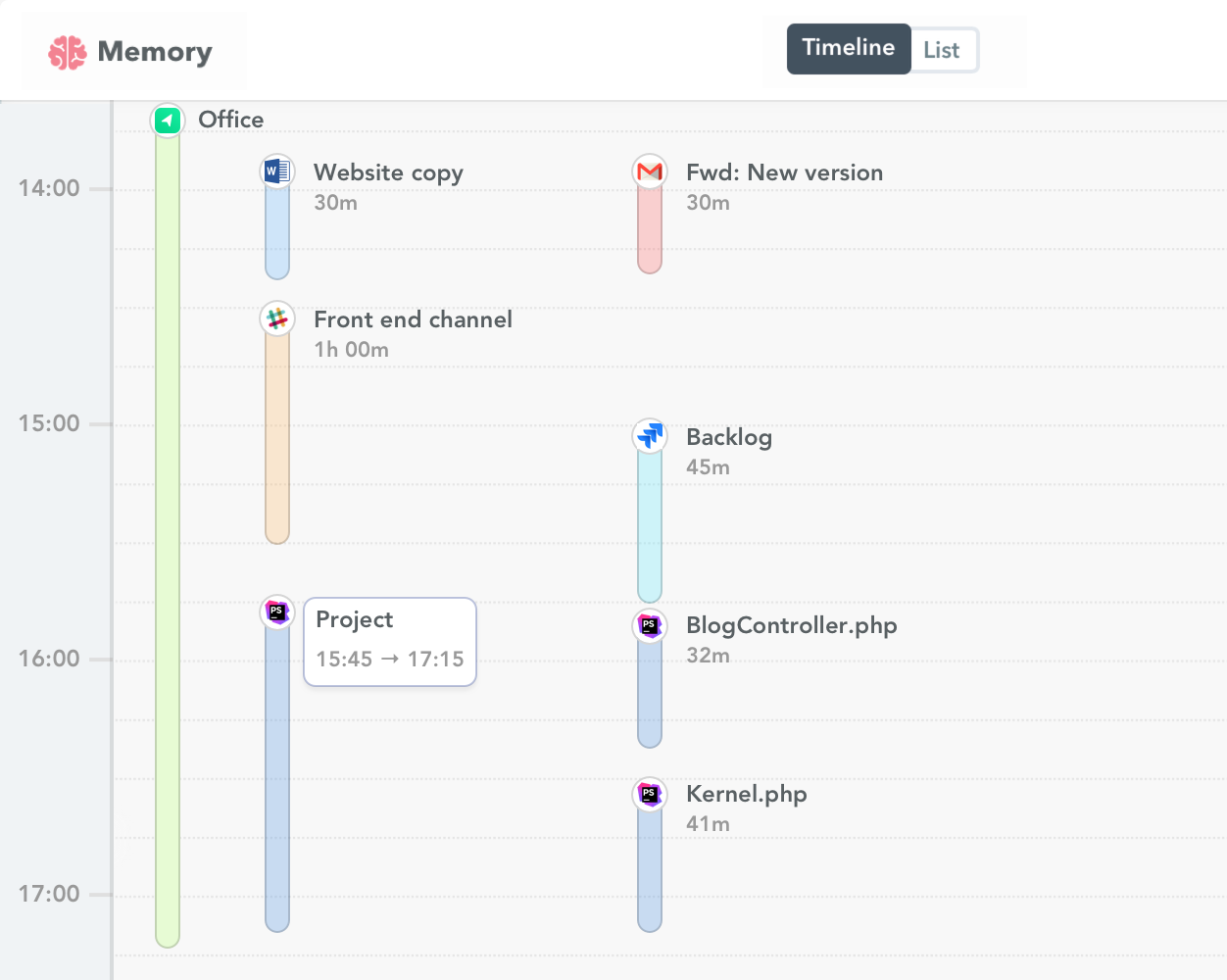 PhpStorm time tracking